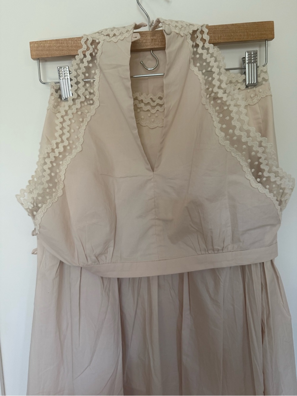 SANDRO outfit pink cotton trim SZ 1/ US4 $683 - Picture 8 of 14